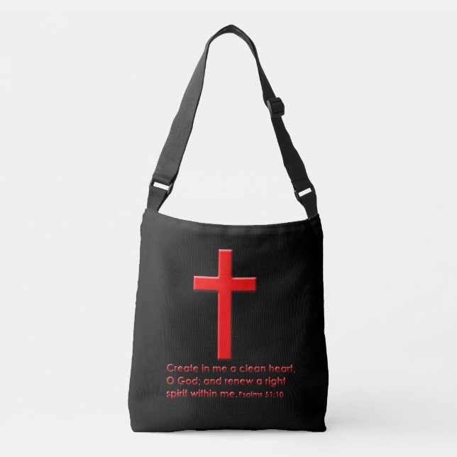 Bible scripture crossbody bag (Front)