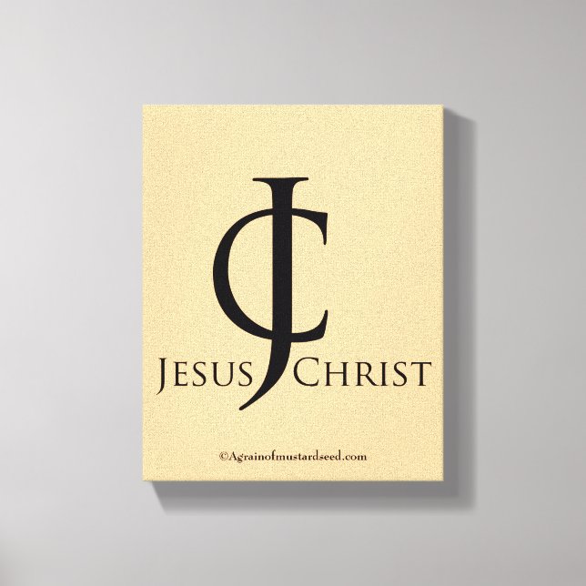 Bible Scripture Inspirational Canvas Print (Front)