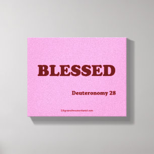 Bible Scripture Inspirational Canvas Print