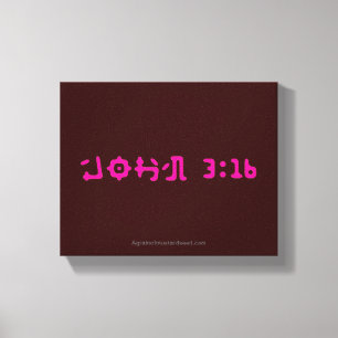 Bible Scripture Inspirational Canvas Print