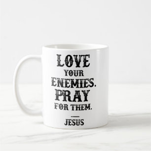 Bible Scripture Jesus Love Quote Vintage Christian Coffee Mug