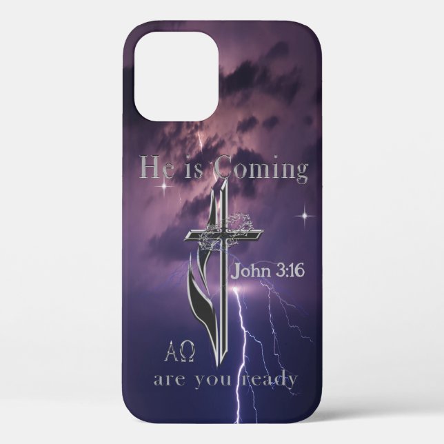 Bible scripture John 3:16 Case-Mate iPhone Case (Back)