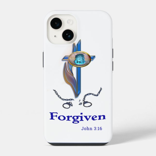 Bible Scripture John 3:16 iPhone Case (Back)