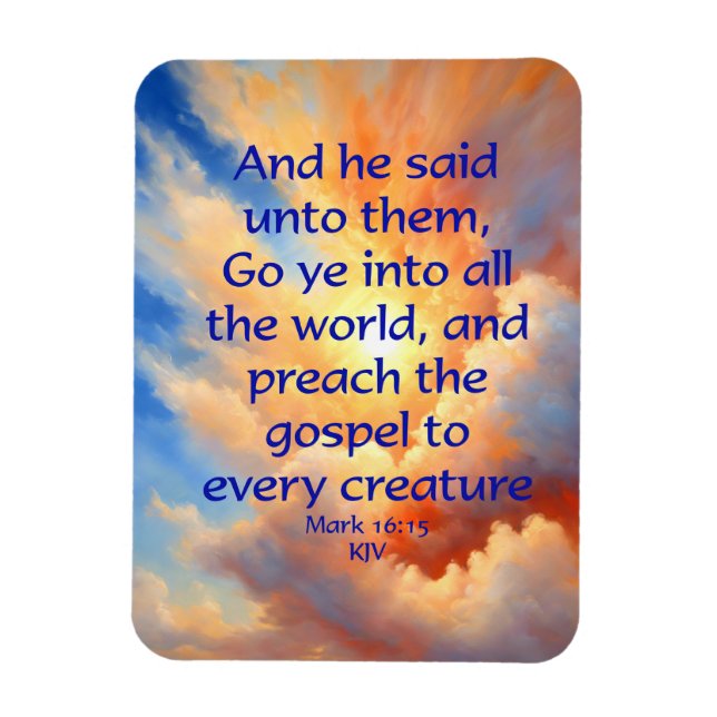 Bible Scripture Magnet (Vertical)