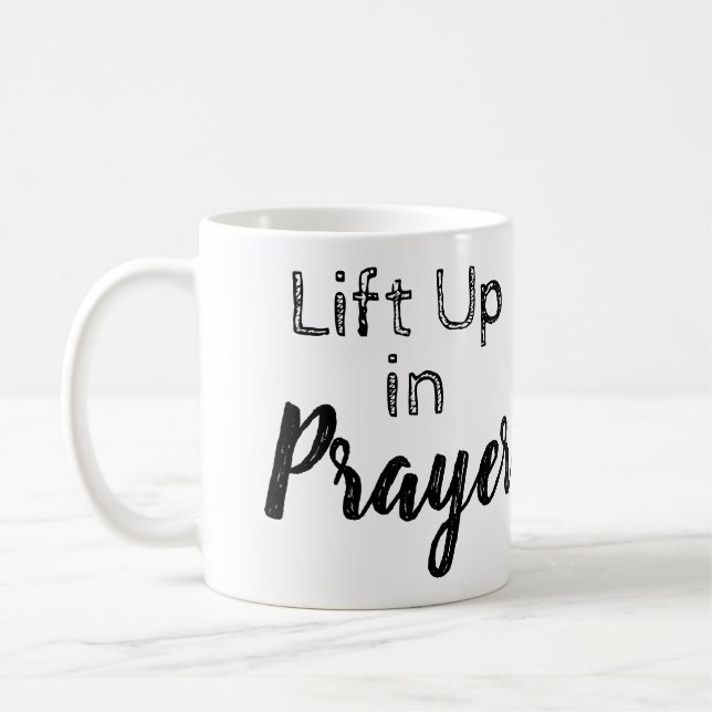 Bible Scripture Prayer Coffee Mug (Left)