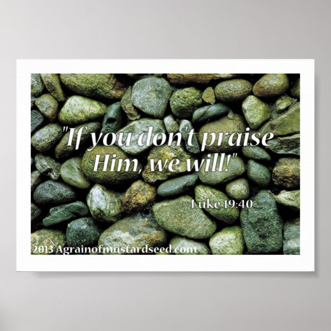 Bible Scripture Prayers Poster (Front)