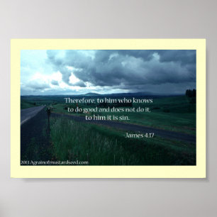 Bible Scripture Prayers Poster