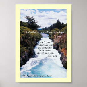 Bible Scripture Prayers Poster