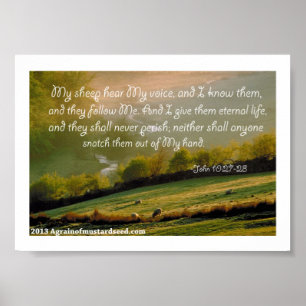 Bible Scripture Prayers Poster