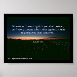 Bible Scripture prayers Poster
