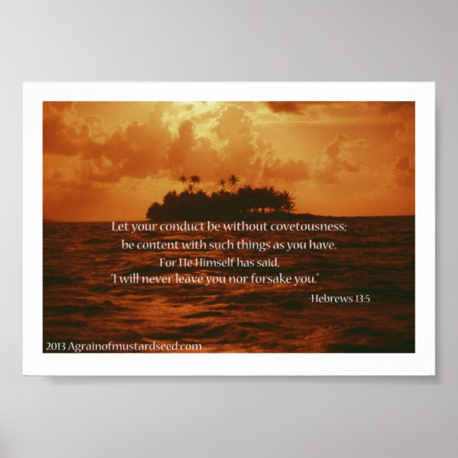 Bible Scripture Prayers Poster (Front)