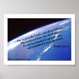 Bible Scripture Prayers Poster