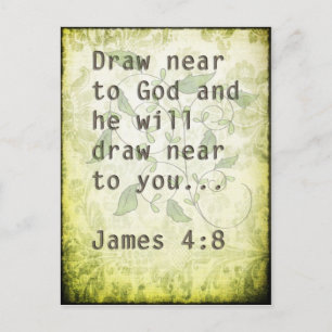 Bible scripture quote vintage grunge postcard
