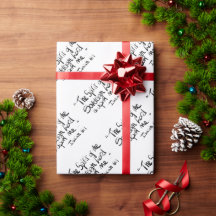 Bible Scripture Religious Text Quote Wrapping Pape