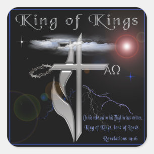 Bible Scripture Square Sticker