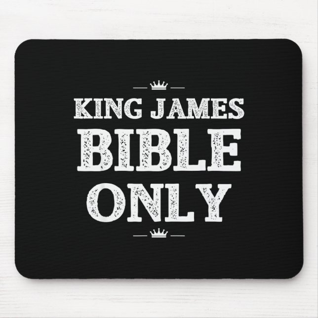 Bible Scripture Verses King James Bible Christian  Mouse Pad (Front)