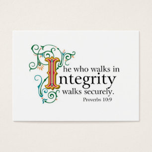 Bible Scriptures on Trust and Integrity..