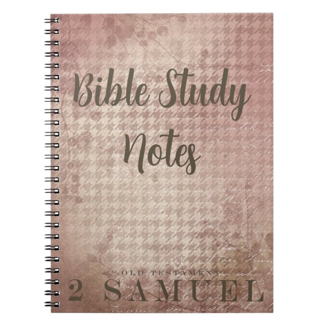 Bible Study-2 Samuel Notebook (Front)