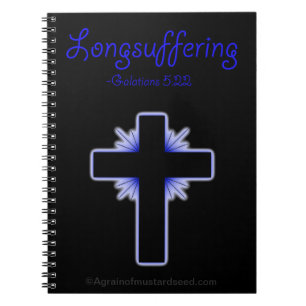 Bible Study Christian Quotes Spiral Notebook