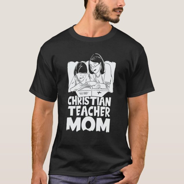 Bible Study  Christianity Theology Christian Teach T-Shirt (Front)