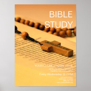 Bible Study: Customisable Church Event Poster