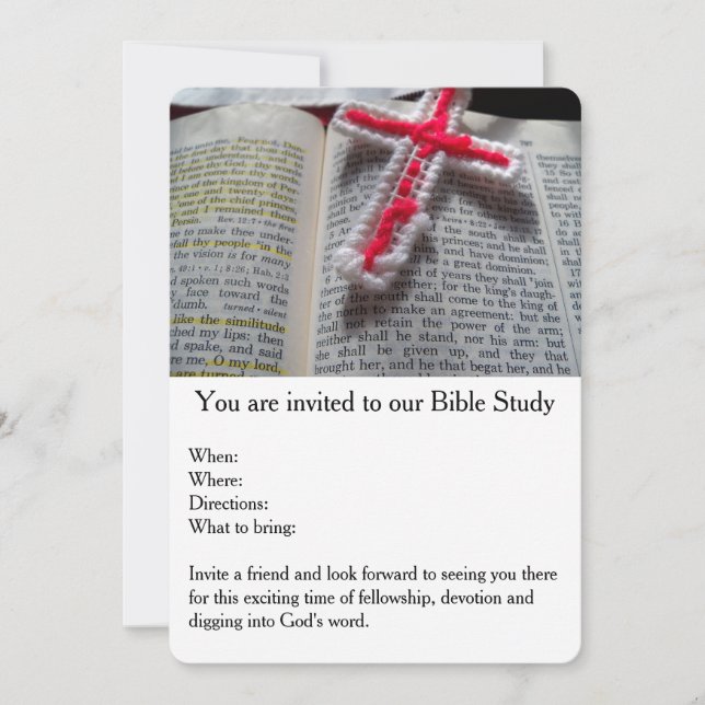 Bible Study Devotional Invitation (Front)