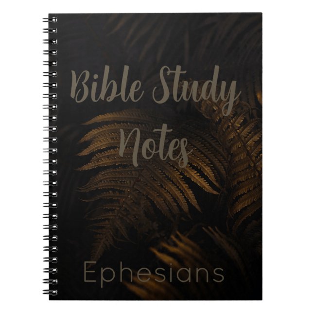 Bible Study-Ephesians Notebook (Front)