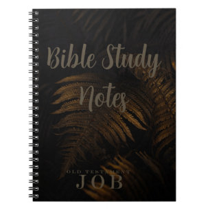 Bible Study-Job Notebook