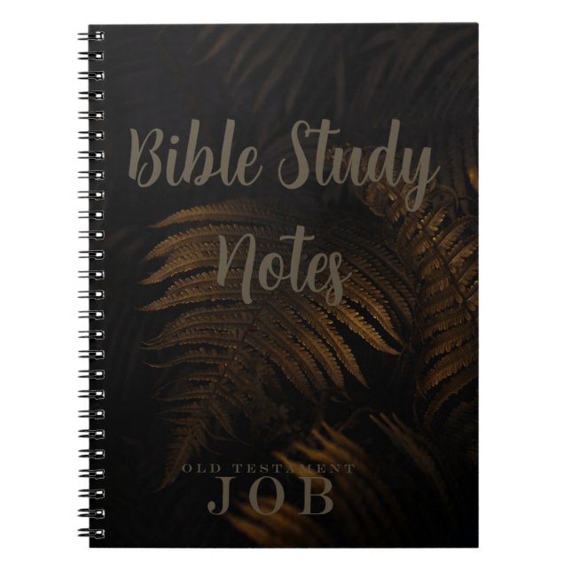 Bible Study-Job Notebook (Front)