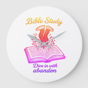 Bible study  large clock