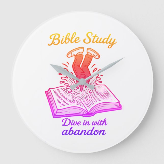 Bible study  large clock (Front)
