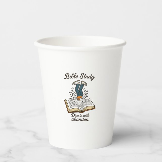 Bible study Mug Paper Cups (Front)