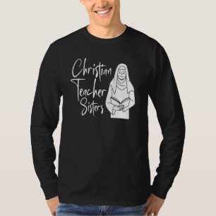 Bible Study Nun Christianity Theology Christian T-Shirt