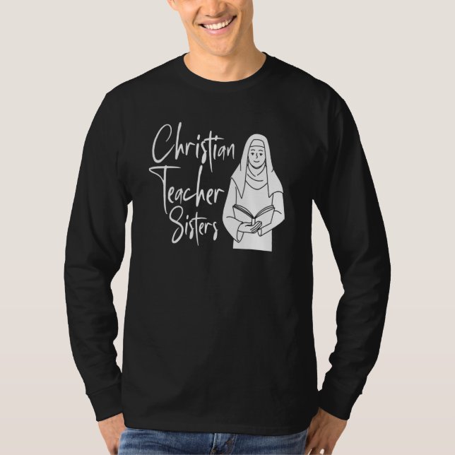Bible Study Nun Christianity   Theology Christian  T-Shirt (Front)