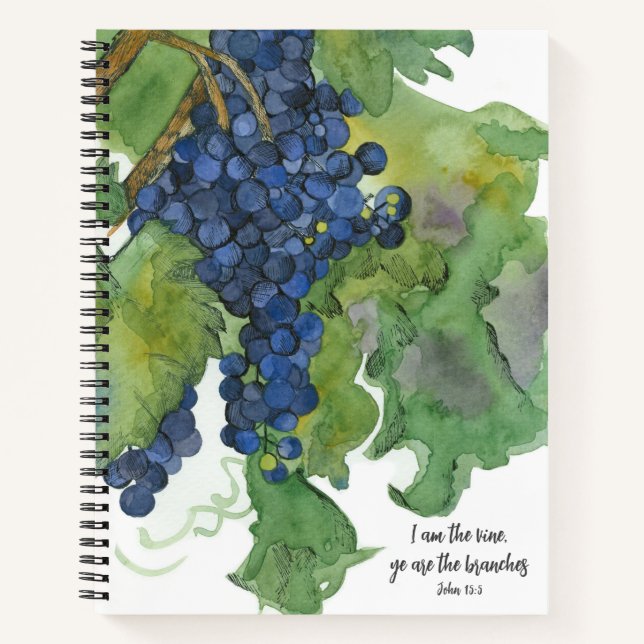 Bible Study Prayer Journal John Chapter 15 (Front)