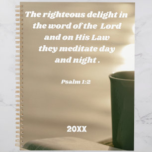 Bible Study Psalm 1 Scripture Verse Planner