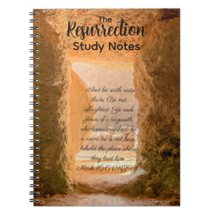 Bible Study Resurrection of Jesus Christ Notebook
