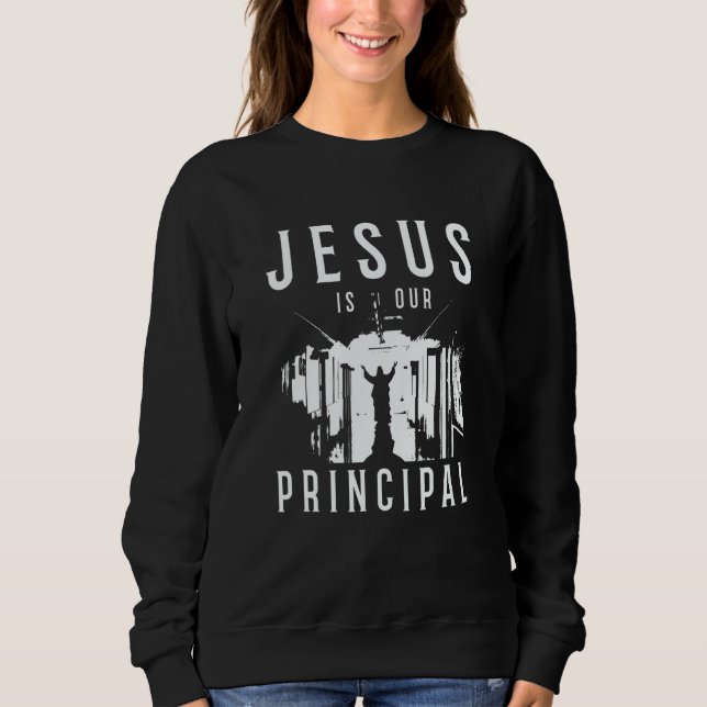 Bible Study Theology Christianity  Christian Teach Sweatshirt (Front)