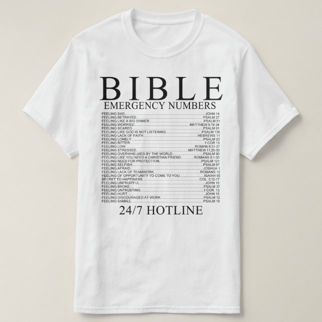Bible T-Shirt (Design Front)