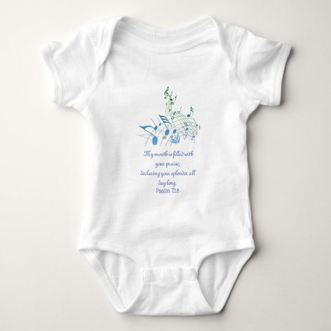 Bible T-Shirt Baby Bodysuit (Front)