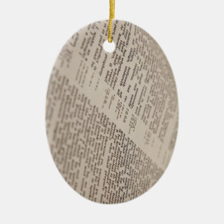 Bible Text Ceramic Tree Decoration