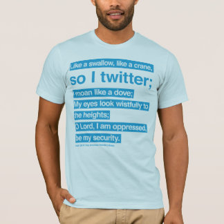 bible twitter (blue) T-Shirt