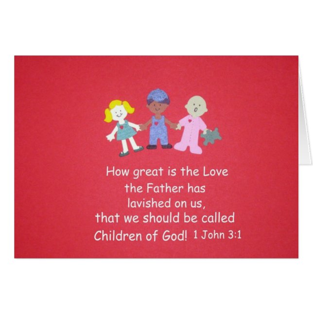 Bible Verse - 1 John 3:1 (Front Horizontal)