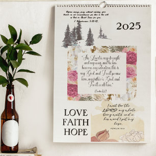 Bible Verse 2025 Calendar