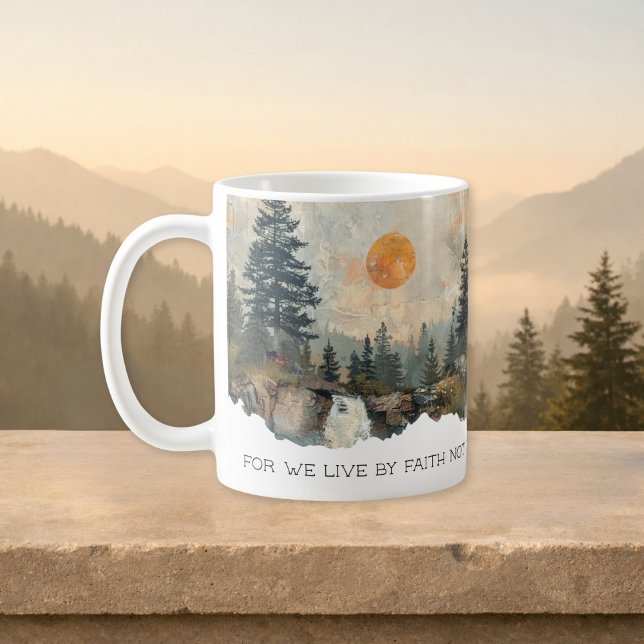 Bible Verse 2 Corinthians 5:7 River Faith Mug (Creator Uploaded)