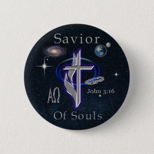Bible Verse 6 Cm Round Badge