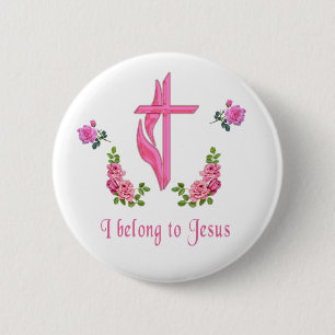 Bible Verse 6 Cm Round Badge