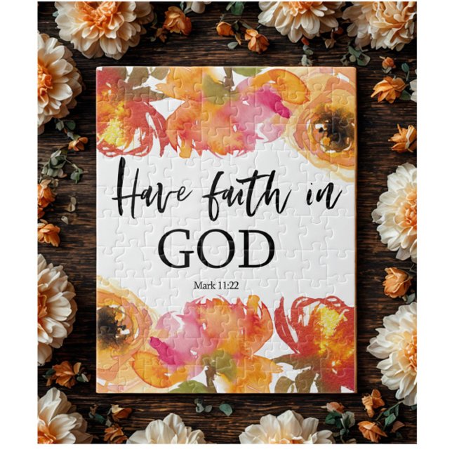 Bible Verse About Faith scripture  Jigsaw Puzzle (Creator Uploaded)