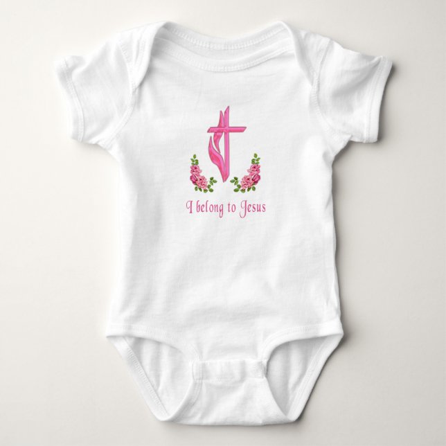 Bible Verse Baby Bodysuit (Front)