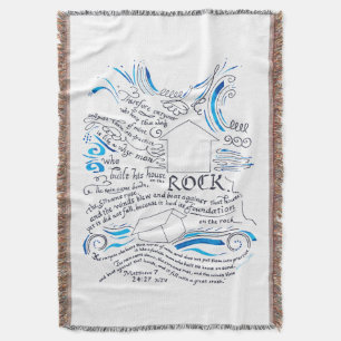 Bible Verse Blanket House on the Rock Scripture
